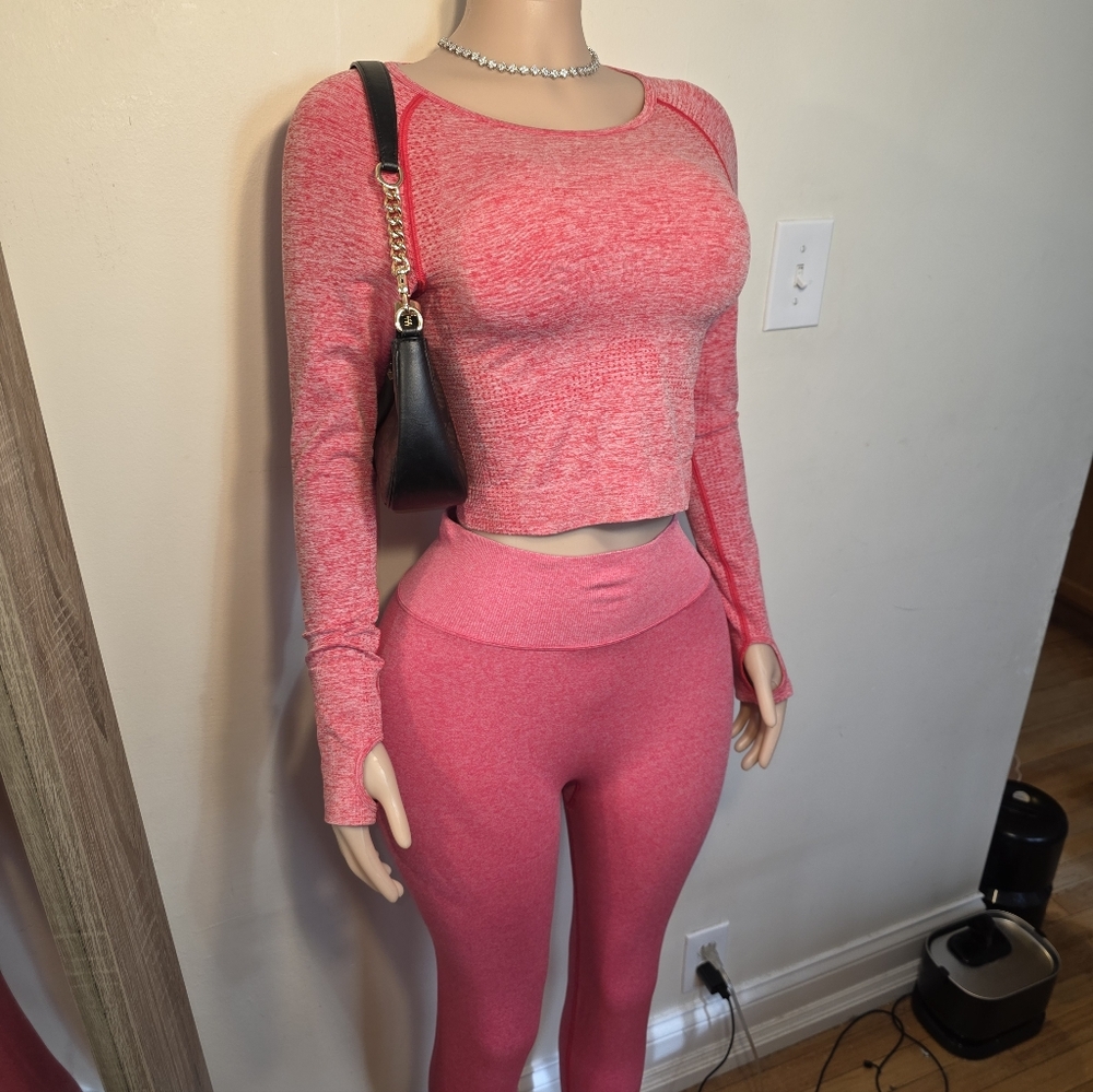 💎Victoria Secret Pink Nation Seamless Legging 2 PC Set💎 - Picture 4 of 5
